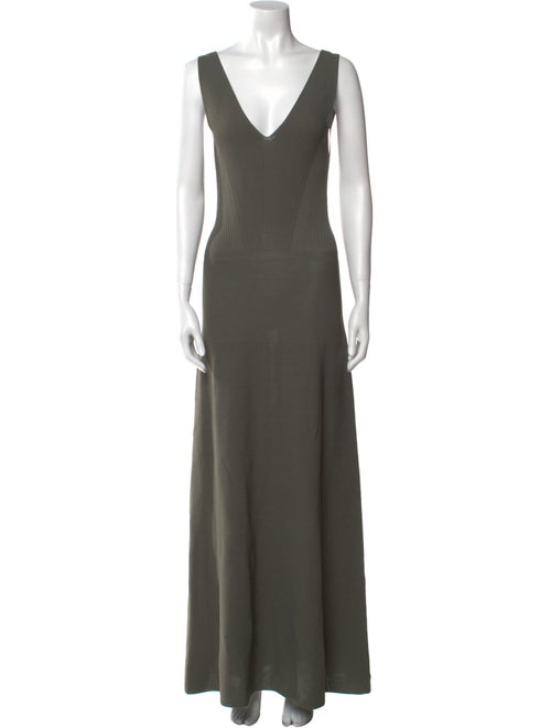 Emporio Armani V-Neck Long Dress