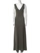 Emporio Armani V-Neck Long Dress