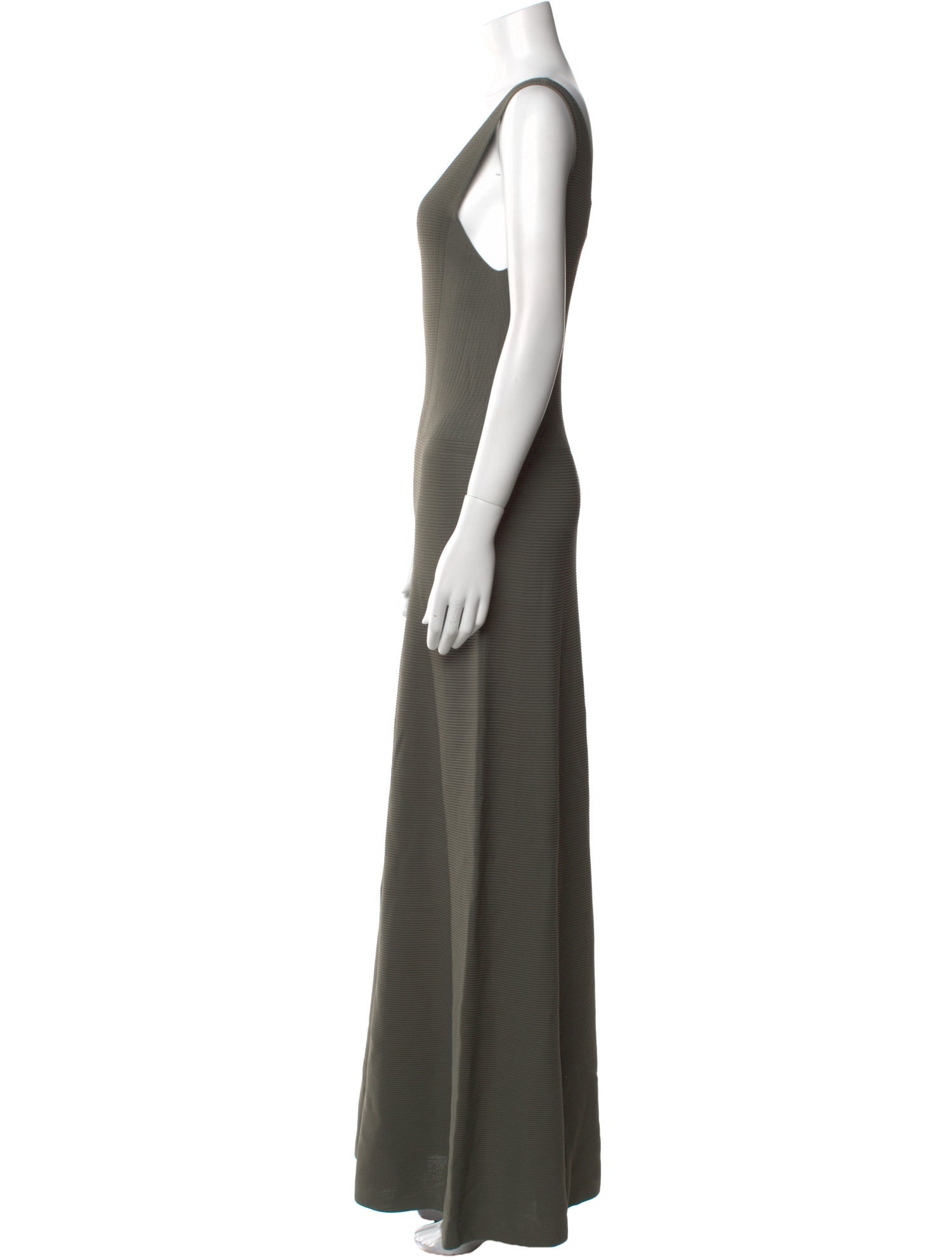 Emporio Armani V-Neck Long Dress