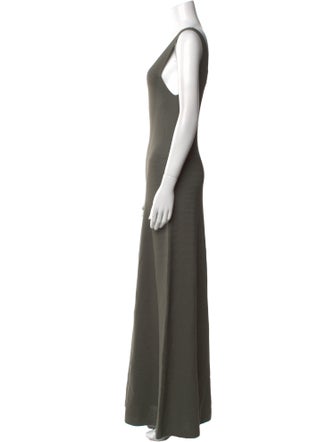 Emporio Armani V-Neck Long Dress