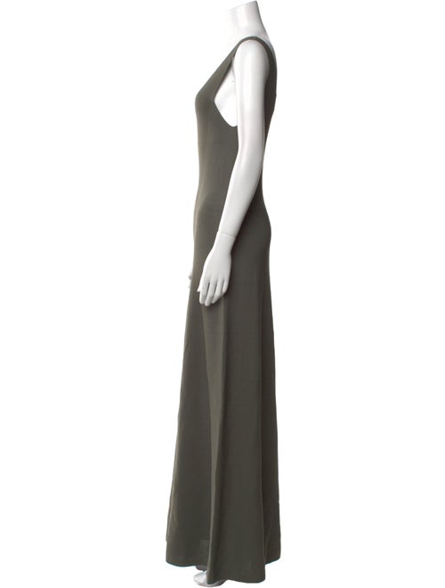 Emporio Armani V-Neck Long Dress