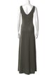 Emporio Armani V-Neck Long Dress