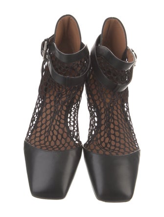 Emporio Armani Leather Lace-Up Boots