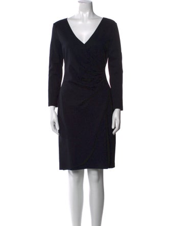 Emporio Armani V-Neck Knee-Length Dress