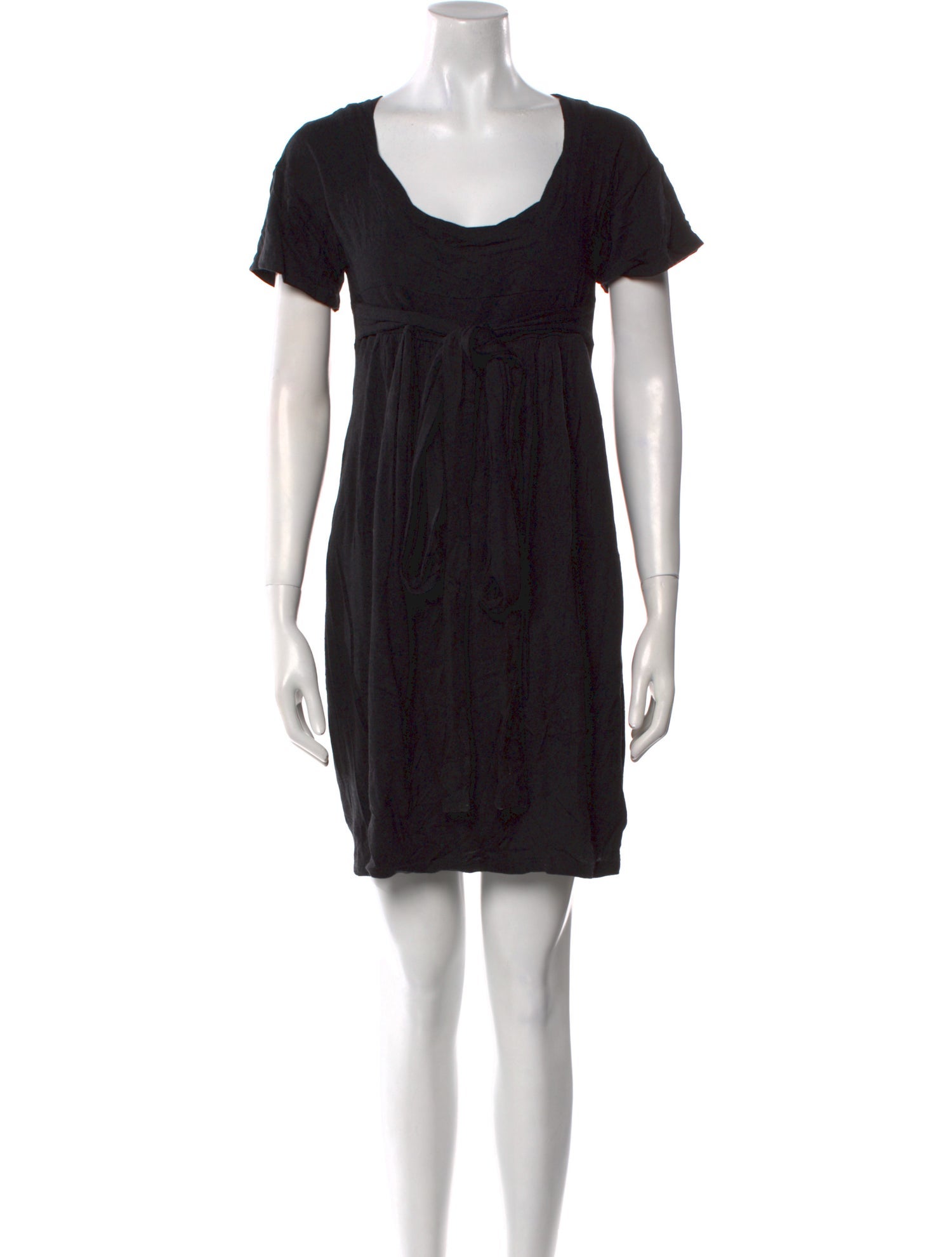 Emporio Armani Scoop Neck Mini Dress