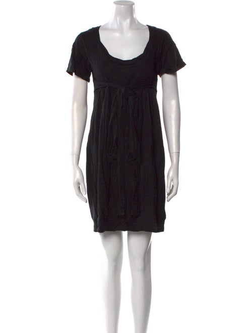 Emporio Armani Scoop Neck Mini Dress