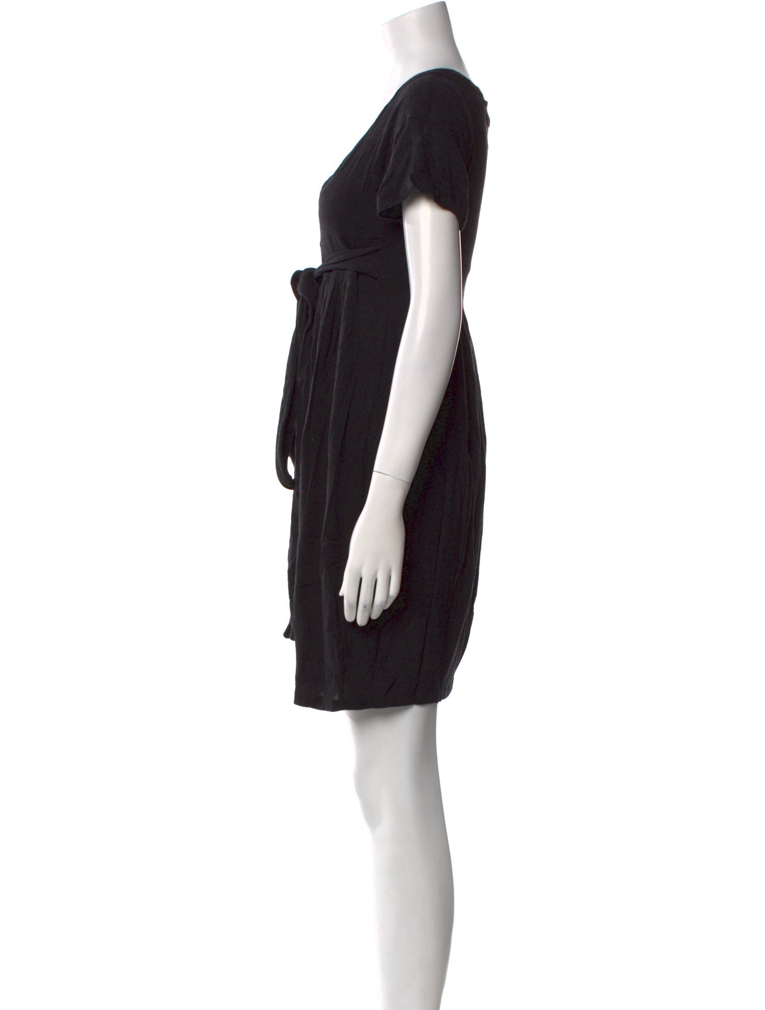 Emporio Armani Scoop Neck Mini Dress