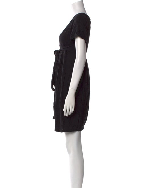 Emporio Armani Scoop Neck Mini Dress