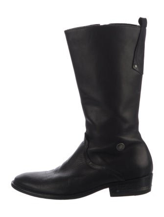 Emporio Armani Leather Boots