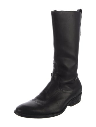 Emporio Armani Leather Boots