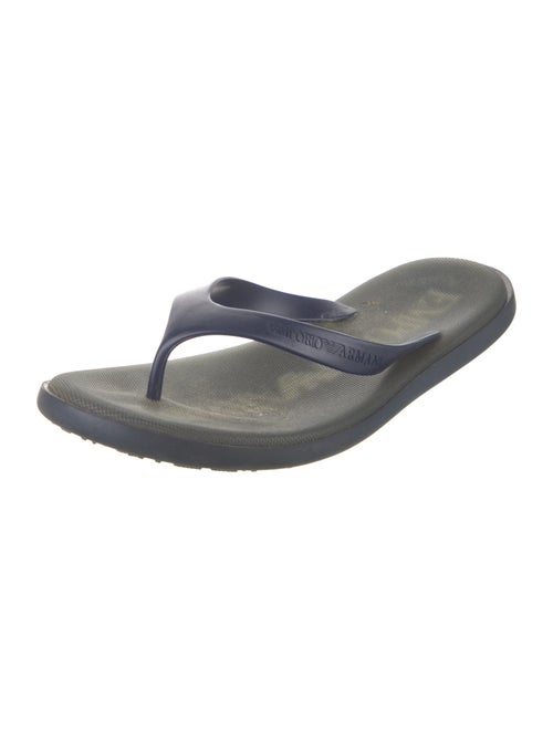 Emporio Armani Rubber Flip Flops