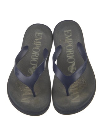 Emporio Armani Rubber Flip Flops