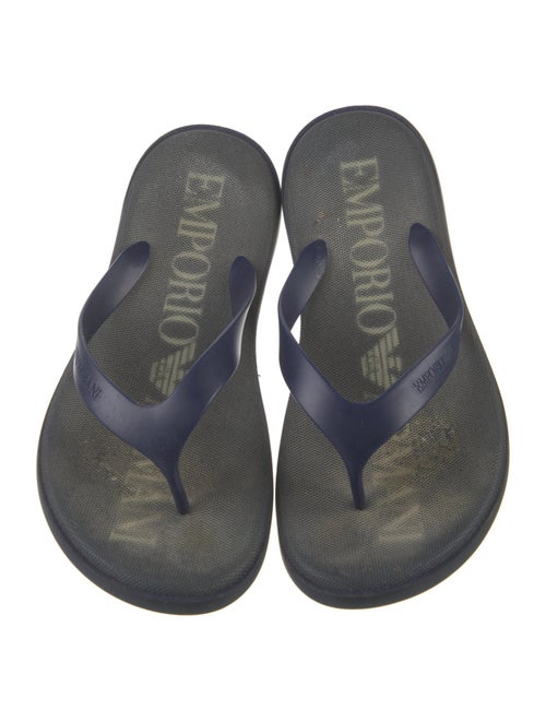 Emporio Armani Rubber Flip Flops