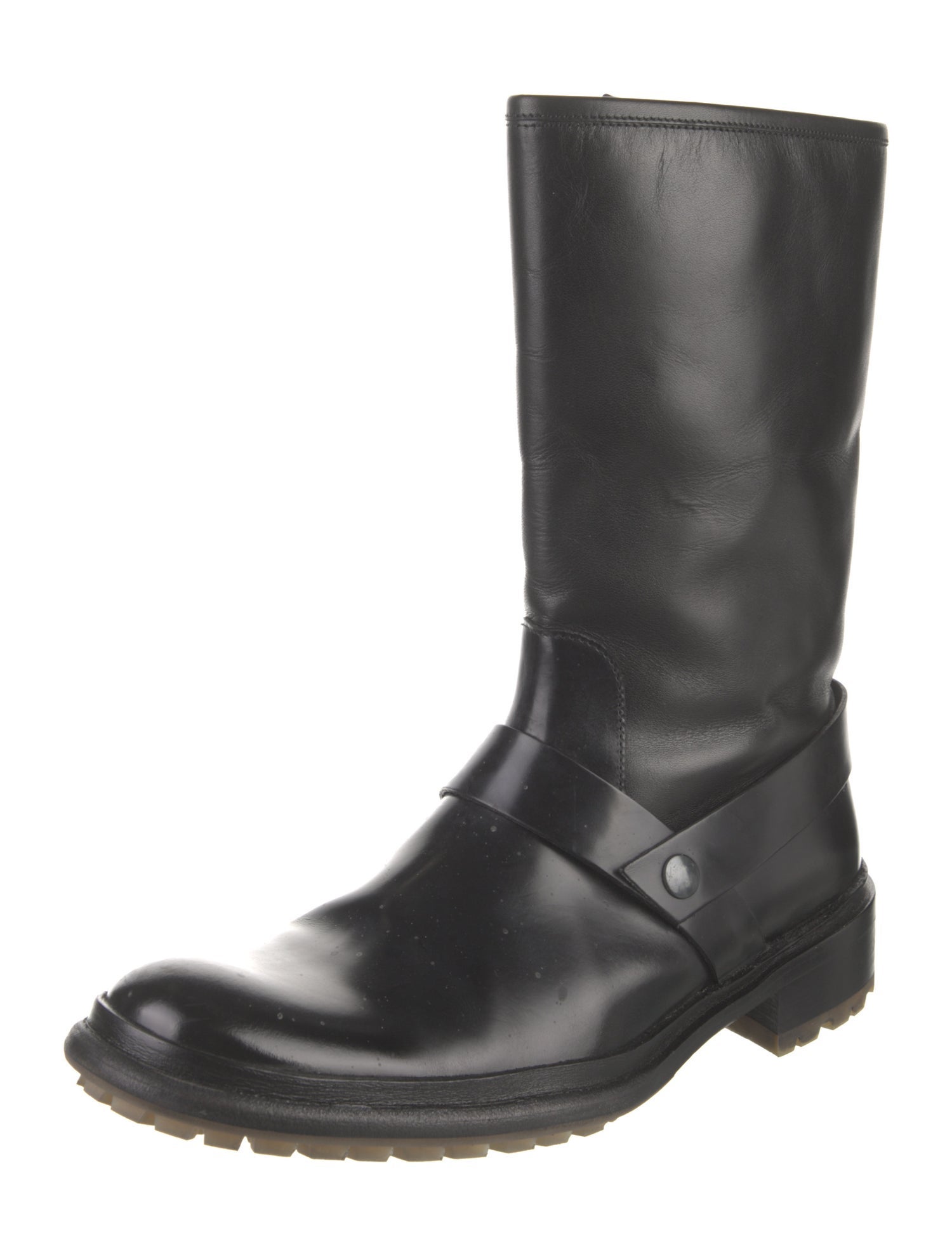Emporio Armani Leather Boots