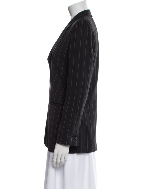 Emporio Armani Virgin Wool Striped Blazer