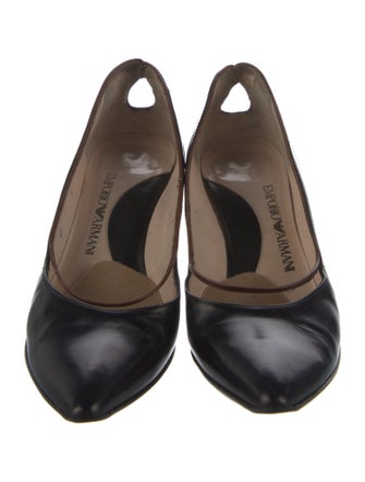 Emporio Armani Leather Pumps