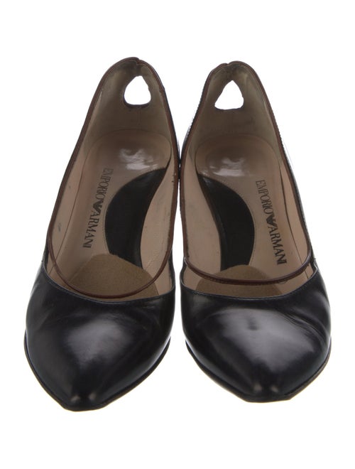 Emporio Armani Leather Pumps