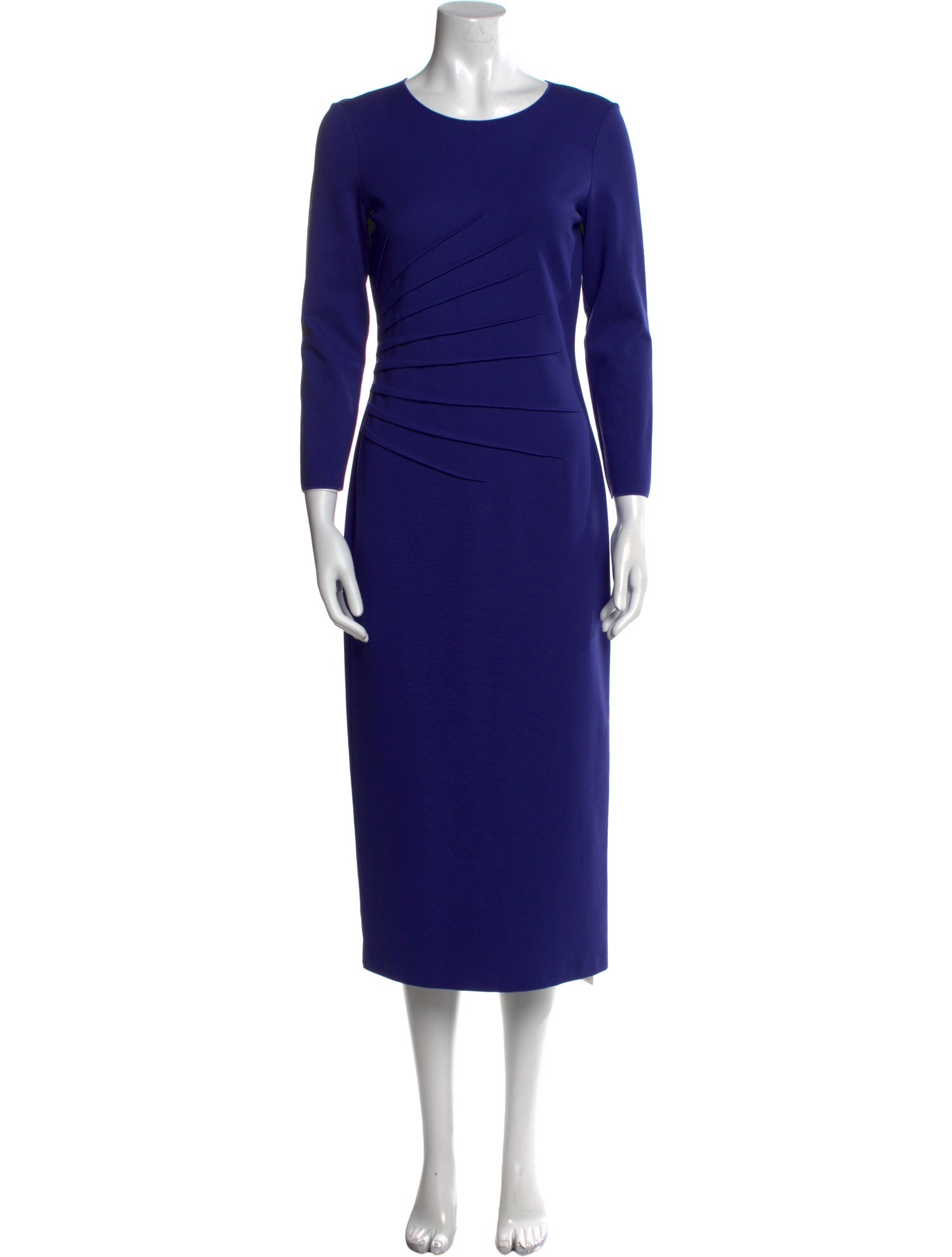 Emporio Armani Crew Neck Midi Length Dress