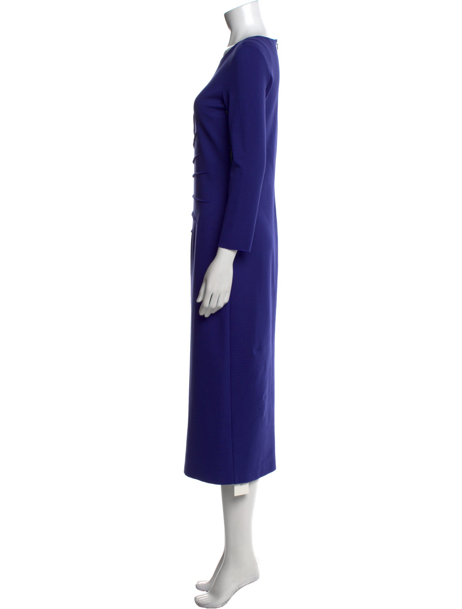 Emporio Armani Crew Neck Midi Length Dress