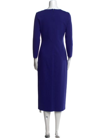Emporio Armani Crew Neck Midi Length Dress