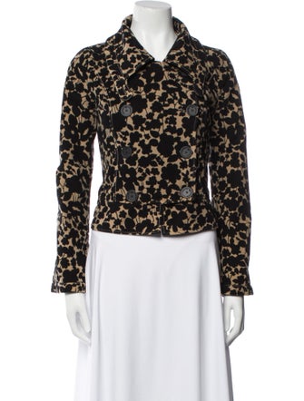 Emporio Armani Printed Biker Jacket