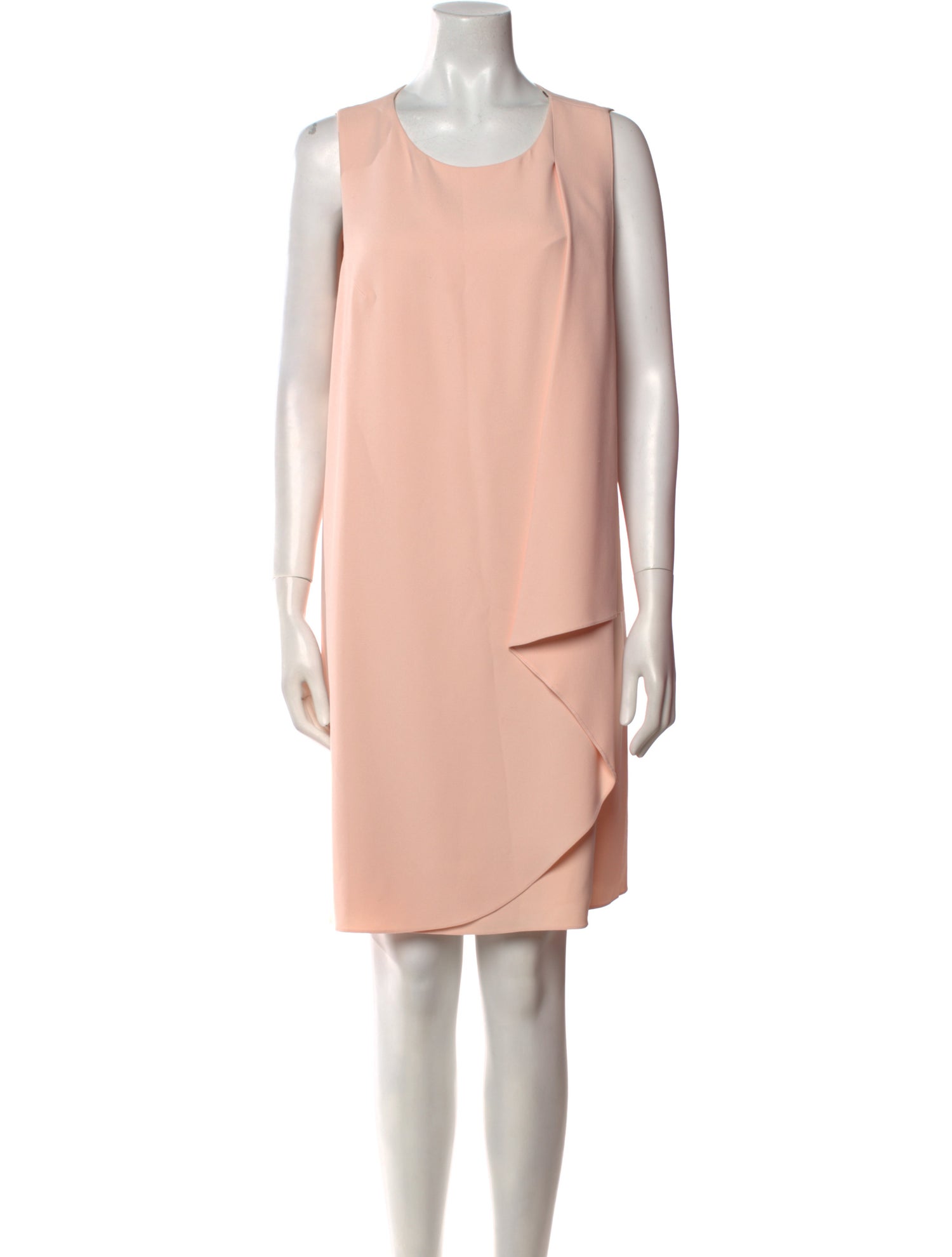 Emporio Armani Scoop Neck Knee-Length Dress