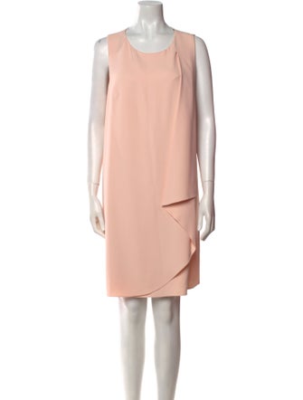 Emporio Armani Scoop Neck Knee-Length Dress