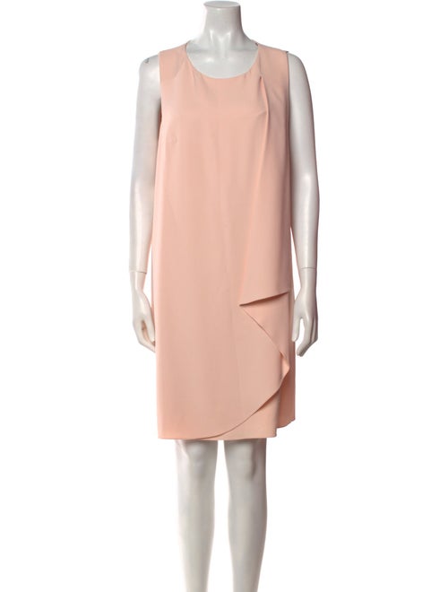 Emporio Armani Scoop Neck Knee-Length Dress