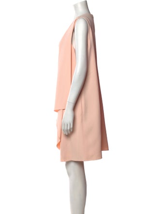 Emporio Armani Scoop Neck Knee-Length Dress