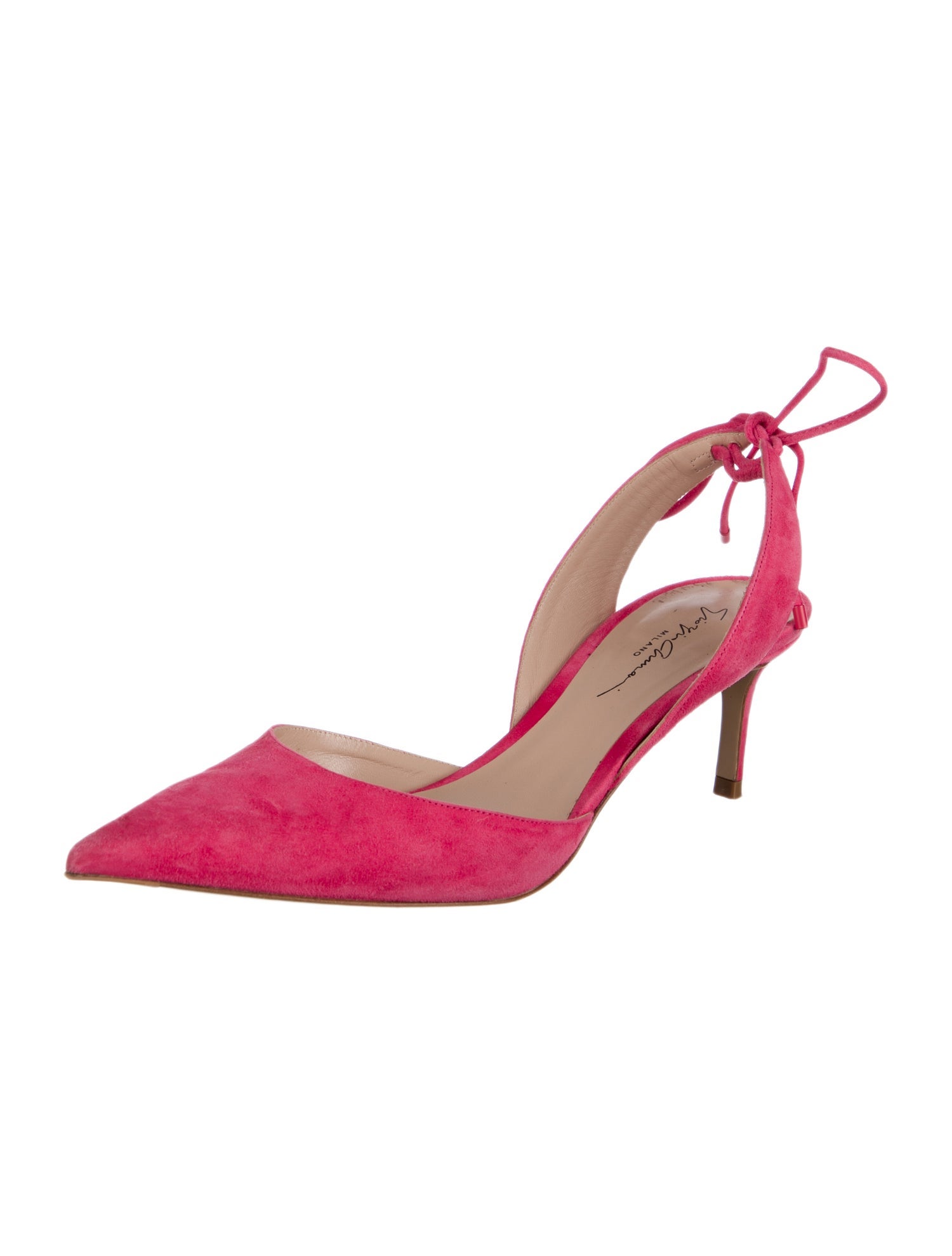 Emporio Armani Suede Slingback Pumps