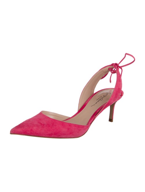 Emporio Armani Suede Slingback Pumps