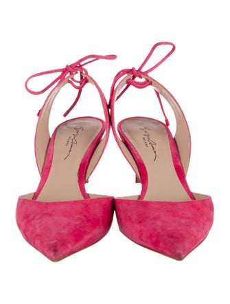 Emporio Armani Suede Slingback Pumps