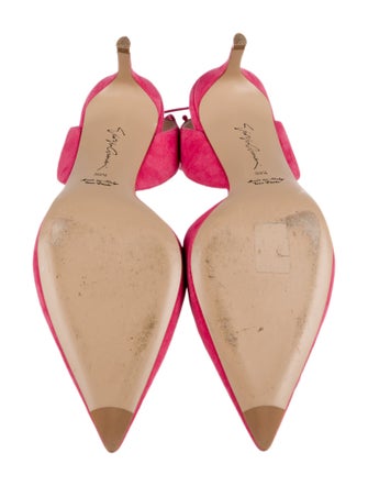 Emporio Armani Suede Slingback Pumps