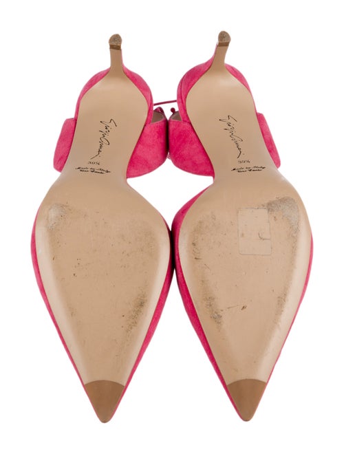 Emporio Armani Suede Slingback Pumps