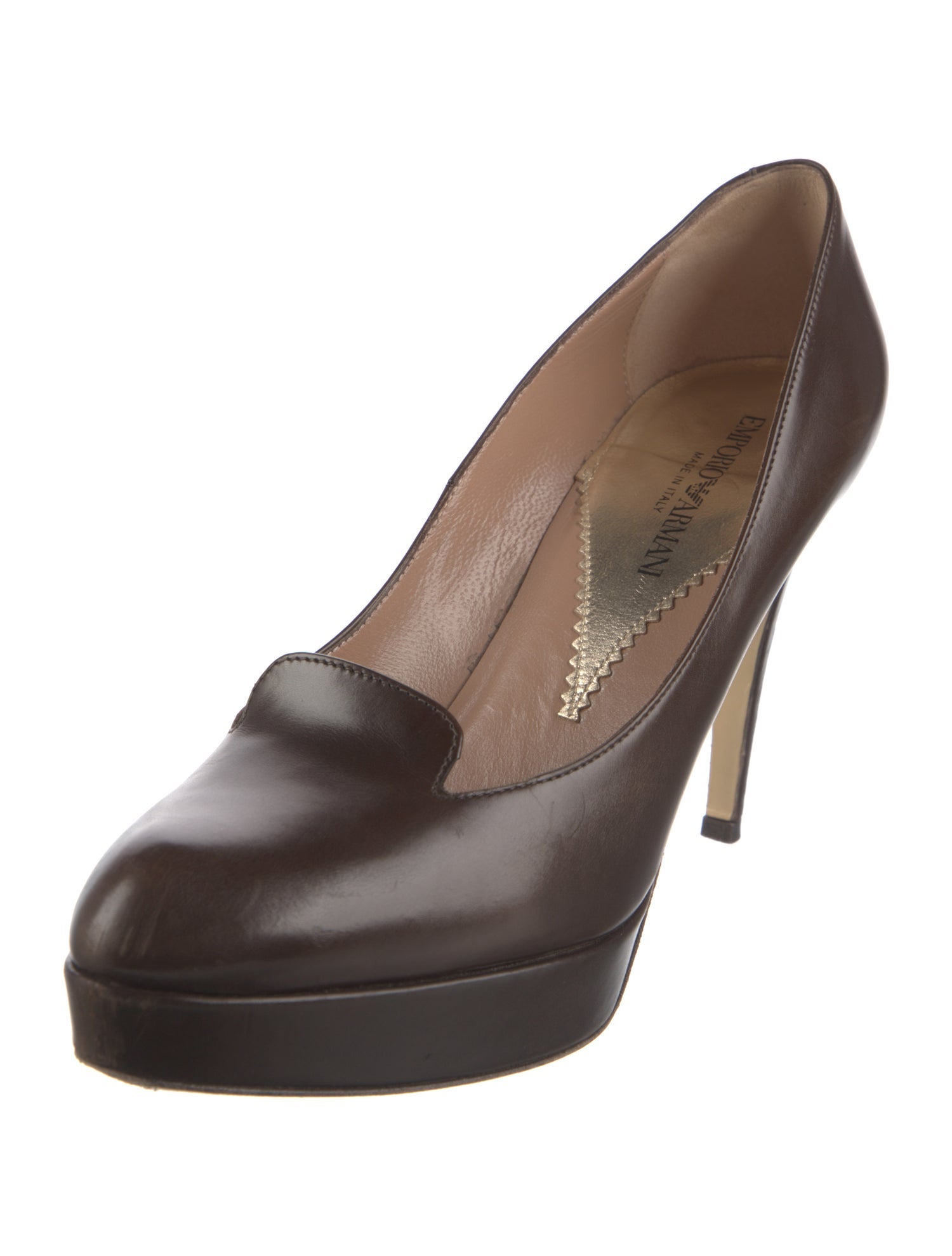 Emporio Armani Leather Pumps