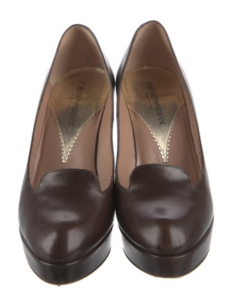 Emporio Armani Leather Pumps
