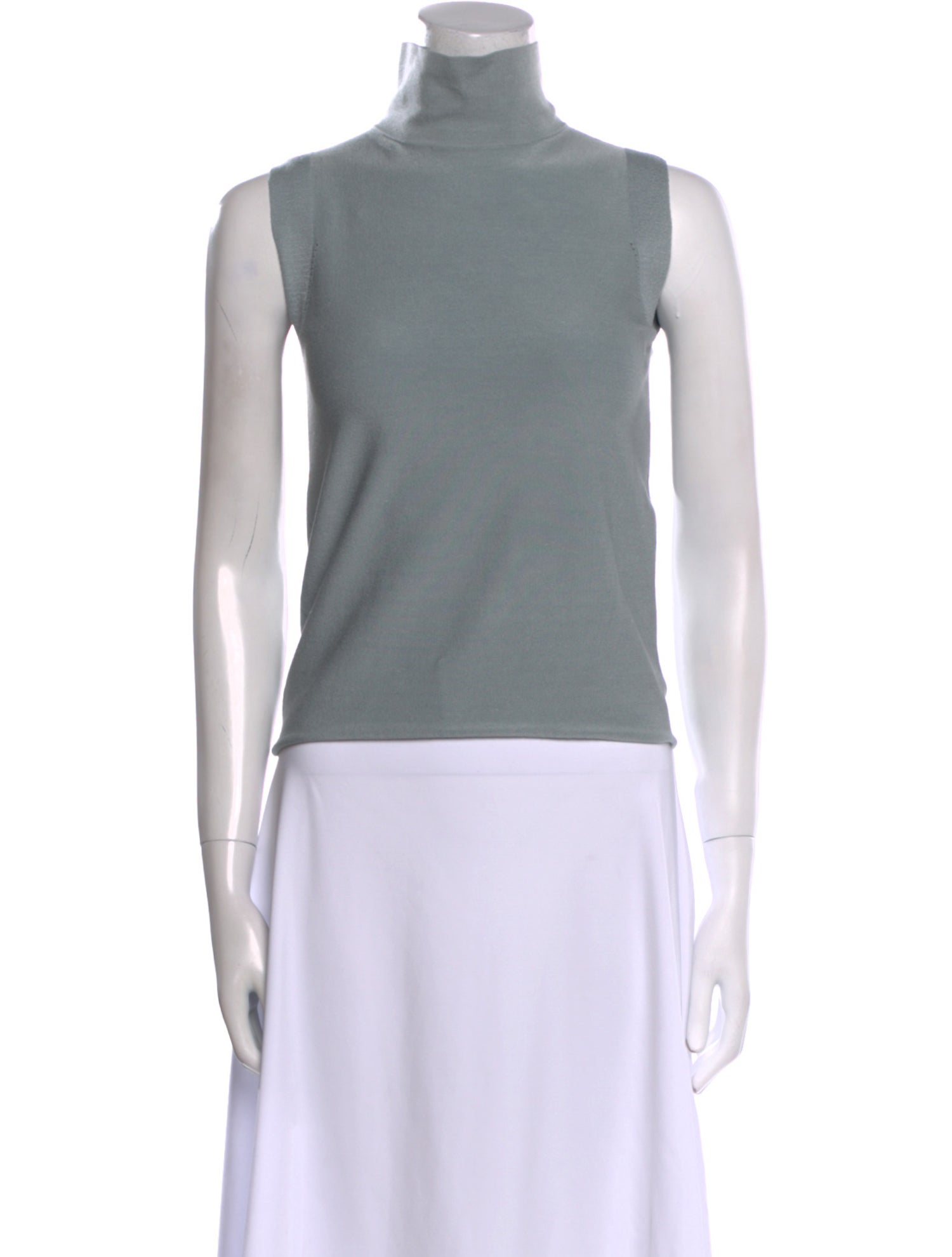 Emporio Armani Silk Turtleneck Top