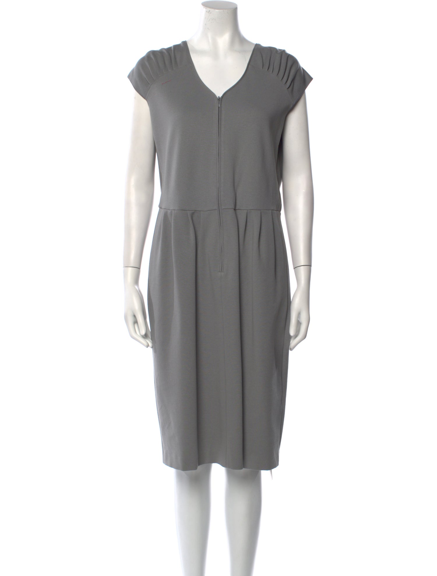 Emporio Armani V-Neck Knee-Length Dress w/ Tags