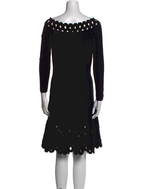 Emporio Armani Scoop Neck Knee-Length Dress