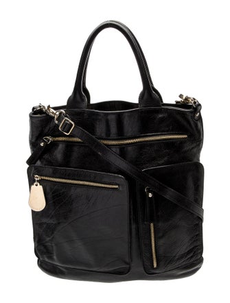 Emporio Armani Leather Top Handle Bag