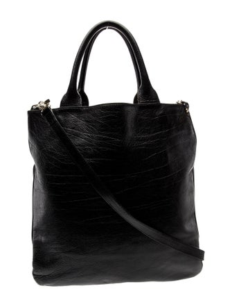 Emporio Armani Leather Top Handle Bag