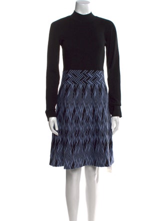 Emporio Armani Printed Knee-Length Dress