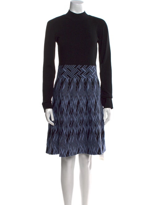 Emporio Armani Printed Knee-Length Dress