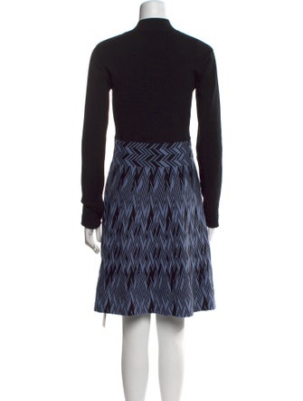 Emporio Armani Printed Knee-Length Dress