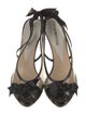 Emporio Armani Patent Leather Slingback Pumps