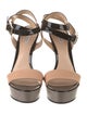 Emporio Armani Leather Sandals
