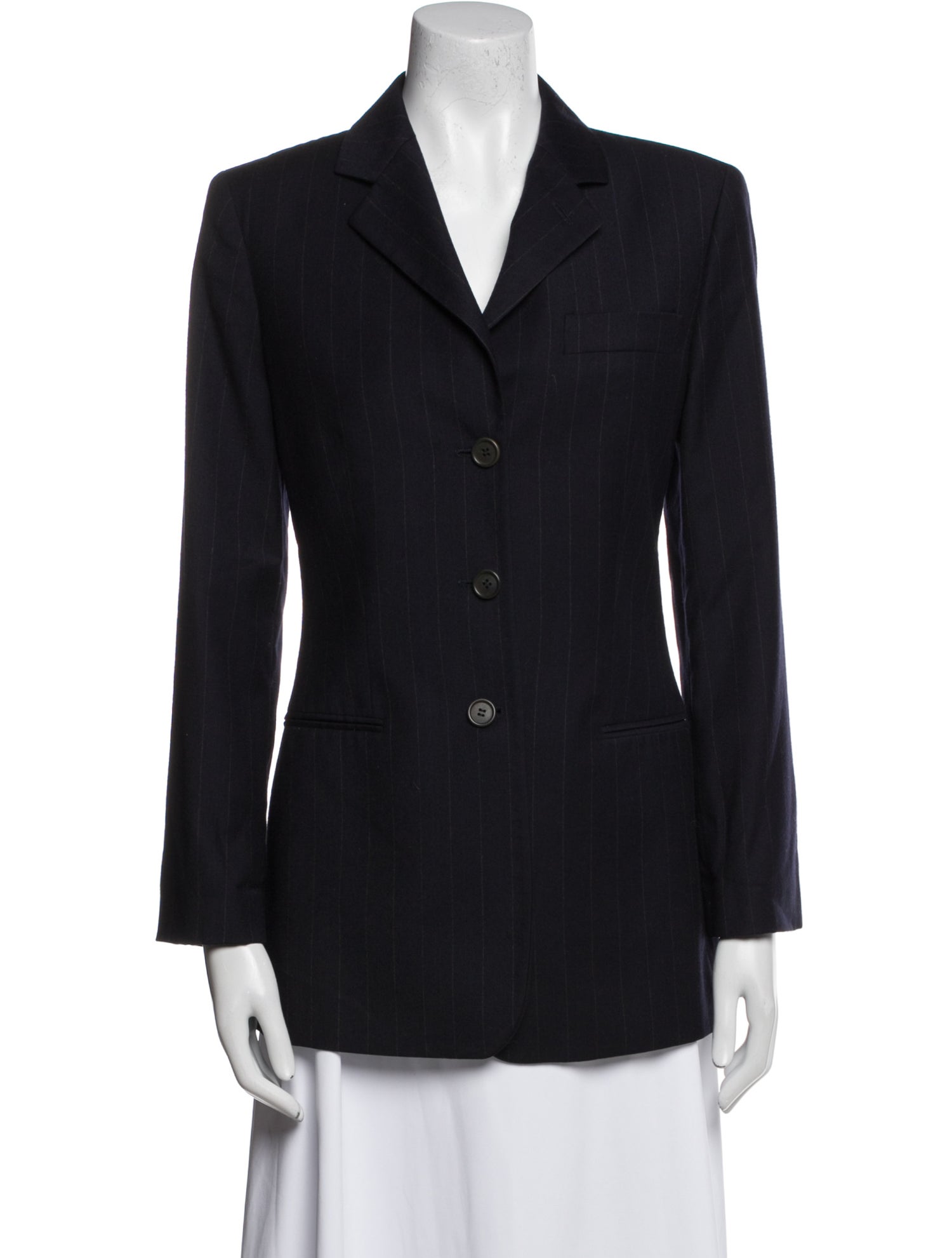 Emporio Armani Wool Striped Blazer