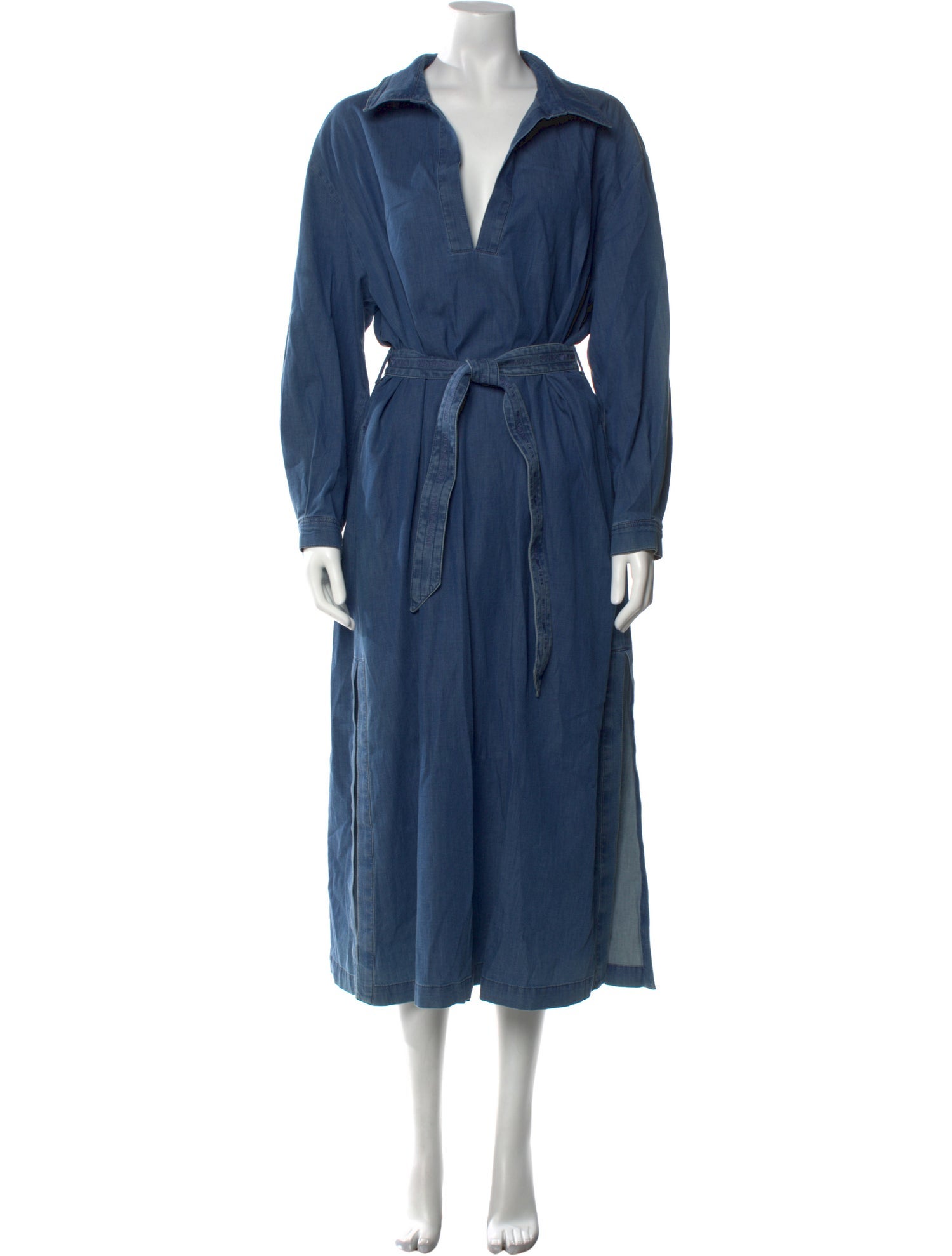 Emporio Armani V-Neck Long Dress