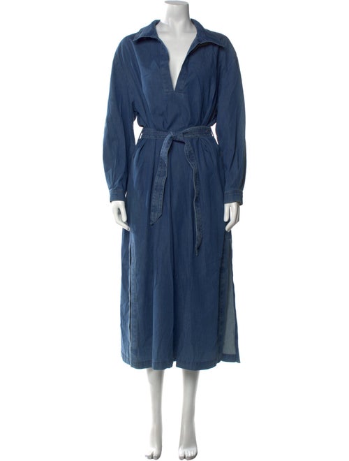 Emporio Armani V-Neck Long Dress