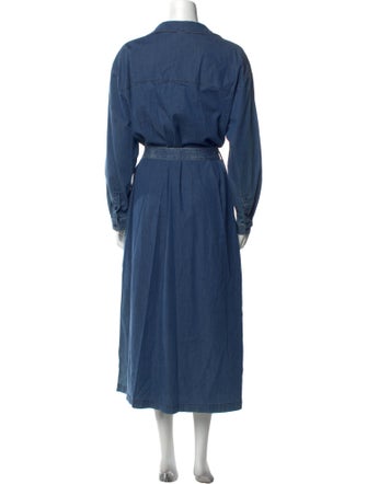 Emporio Armani V-Neck Long Dress